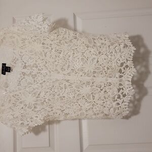 Elegant White Lace Blouse